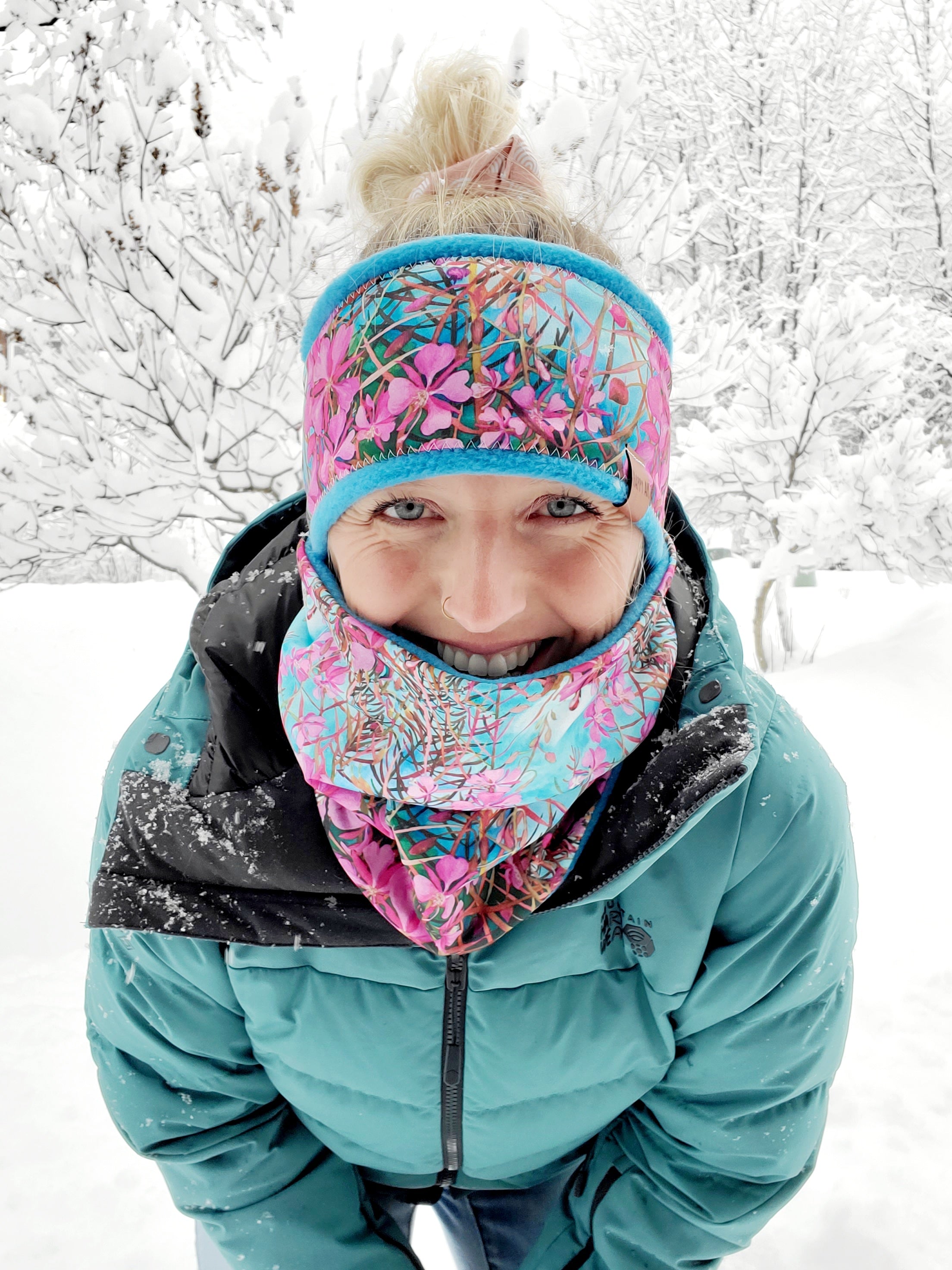"Fireweed" Fleece Headband | Fleece Neck Warmer