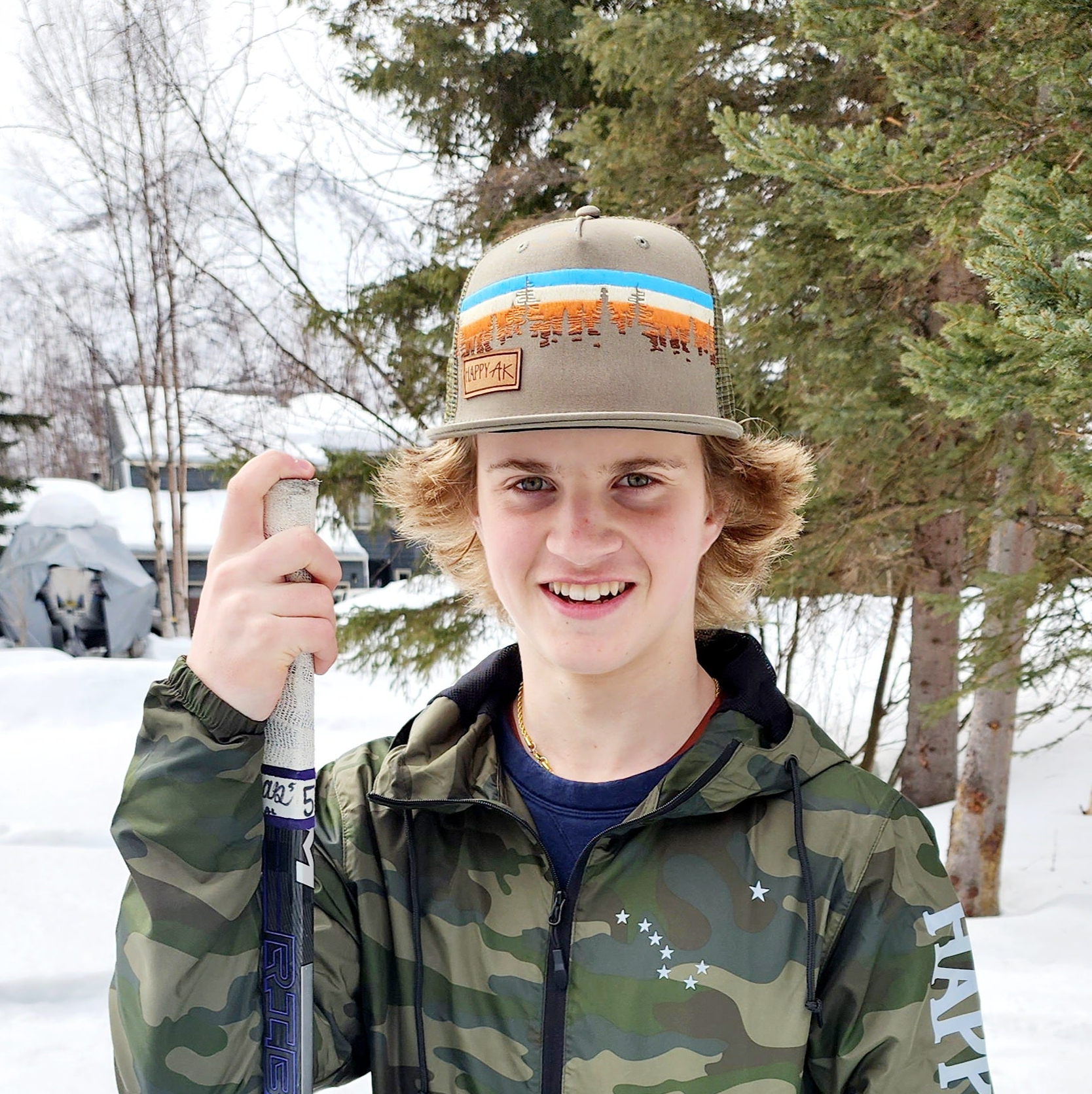 Trees Flat Billed Hat