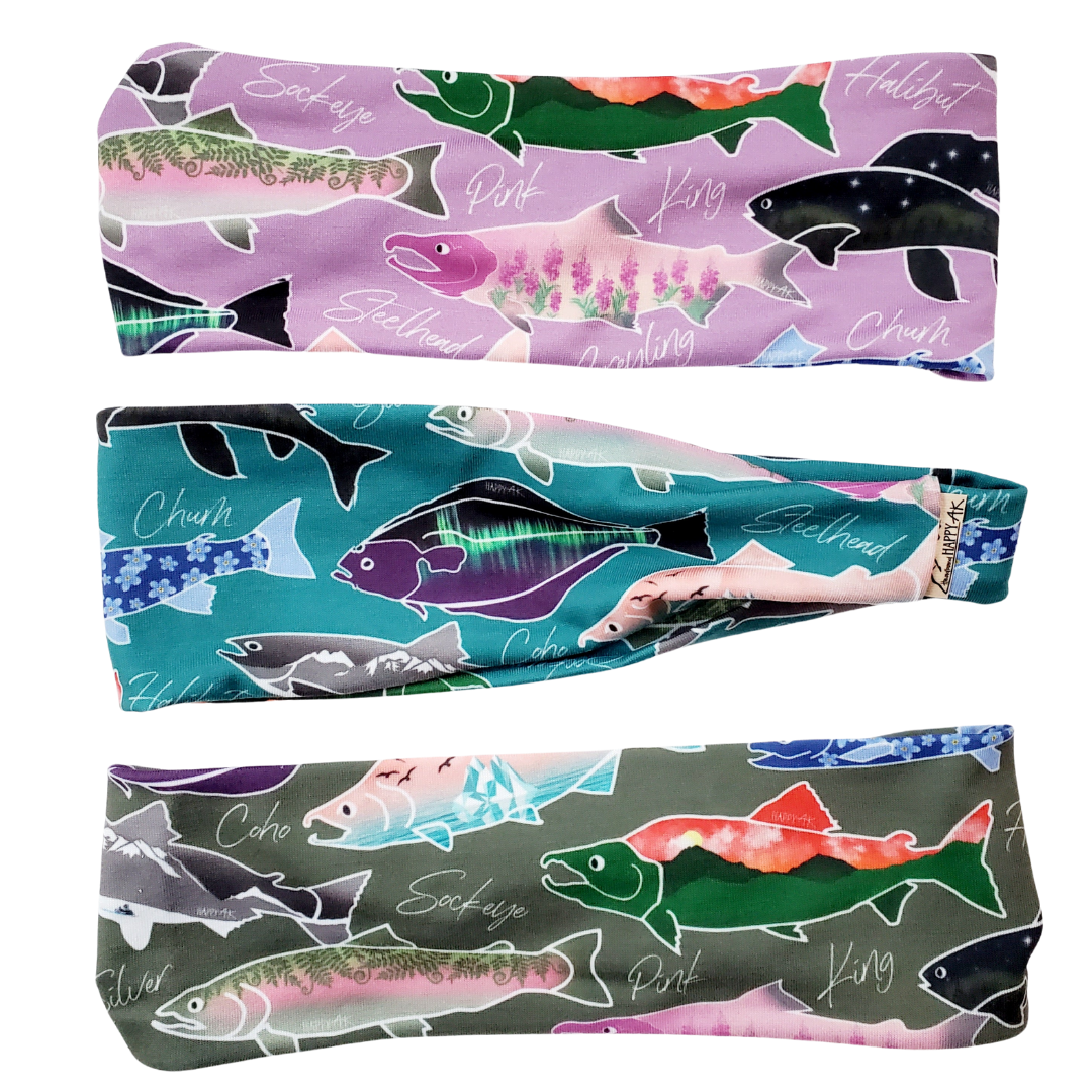 Fish of Alaska Headbands