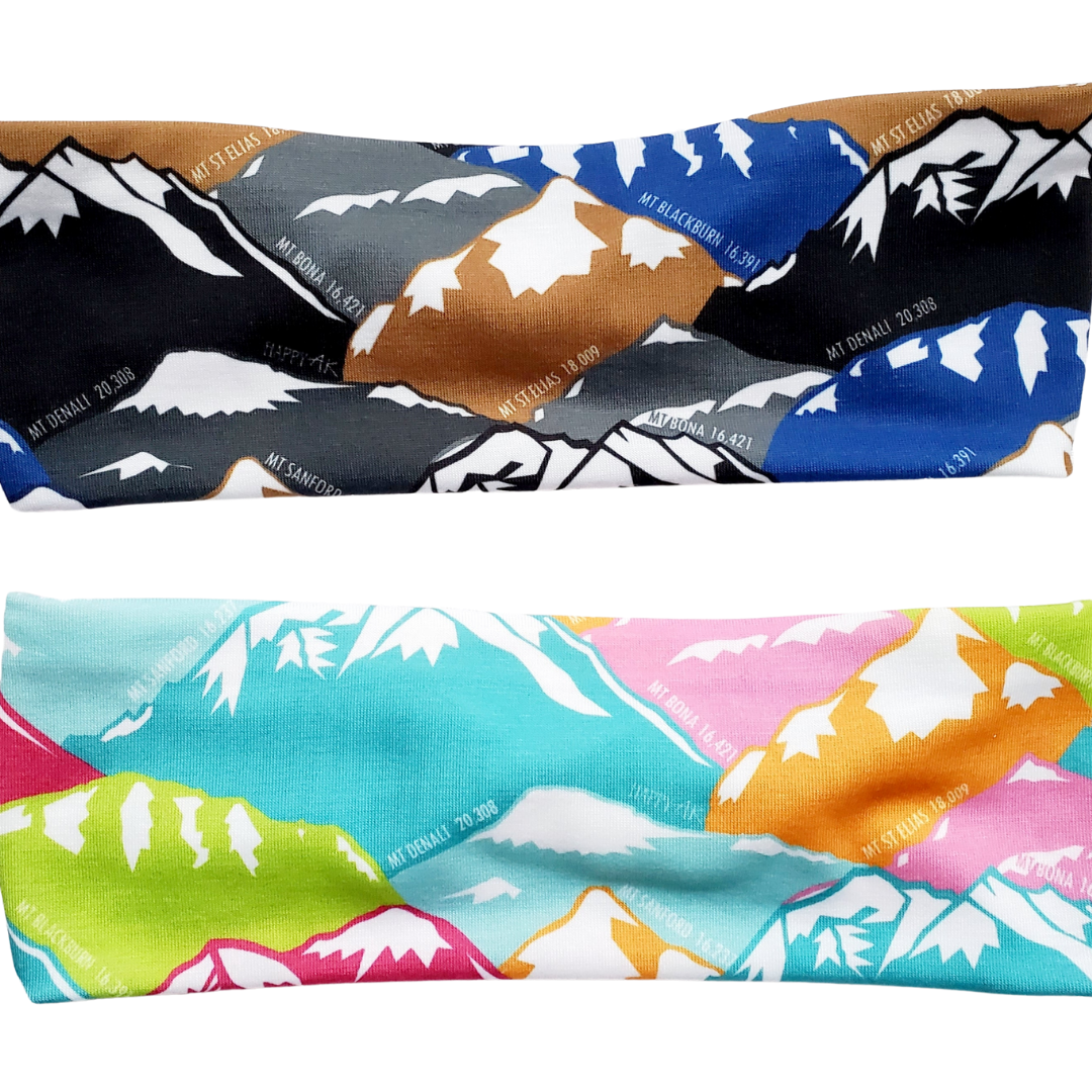 "Tallest Peaks in AK" Headbands