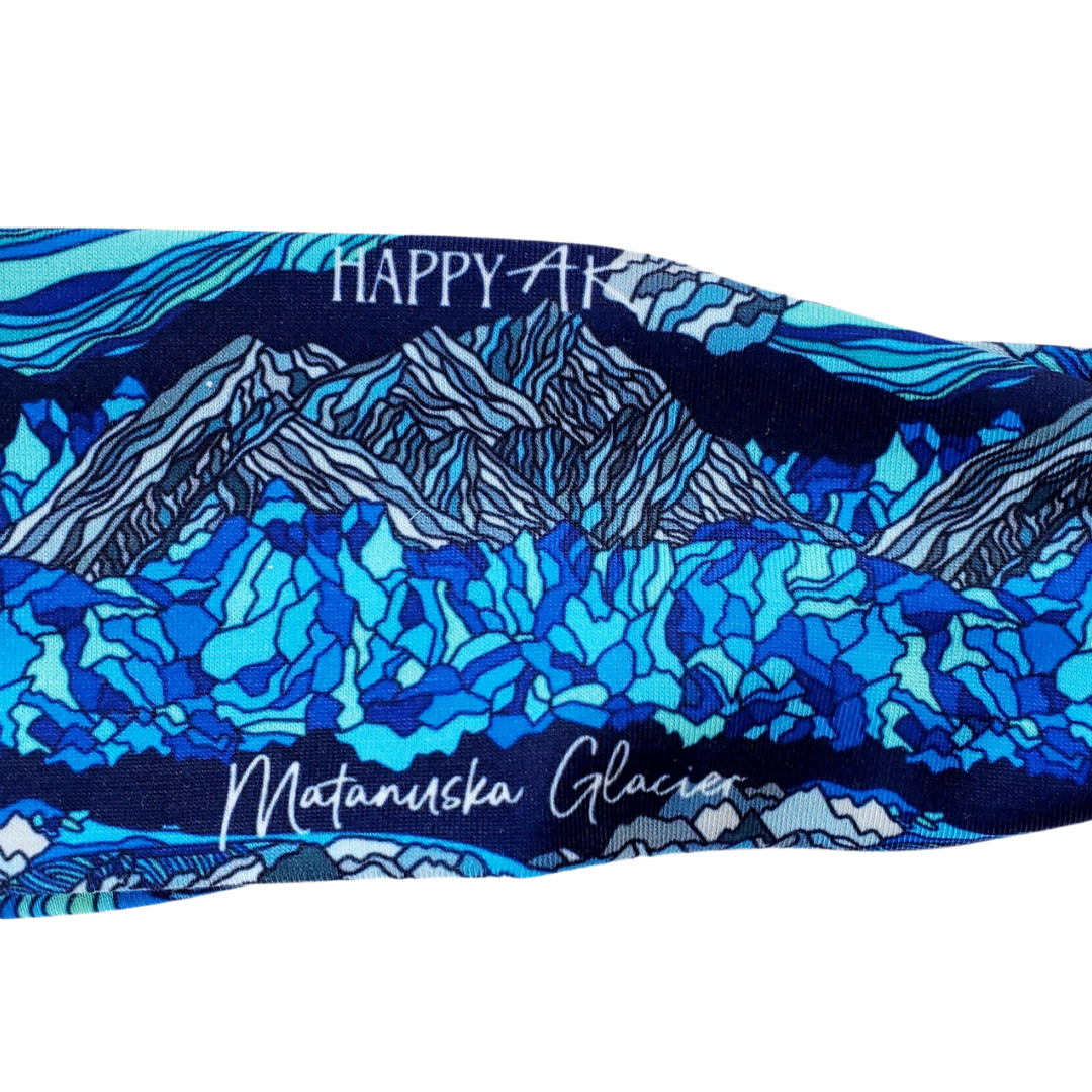 Alaska Glaciers Headband
