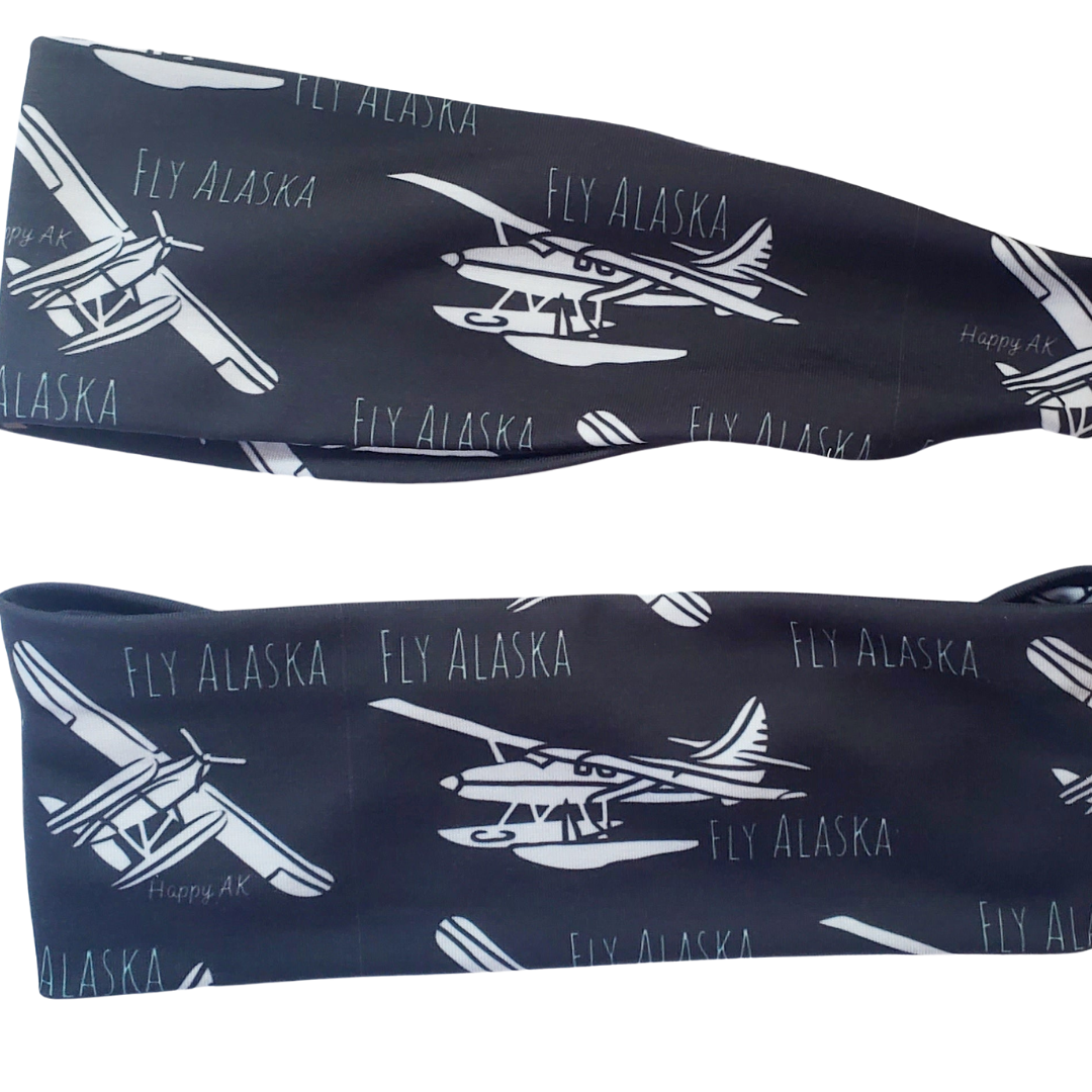"Fly Alaska" Plane Headband