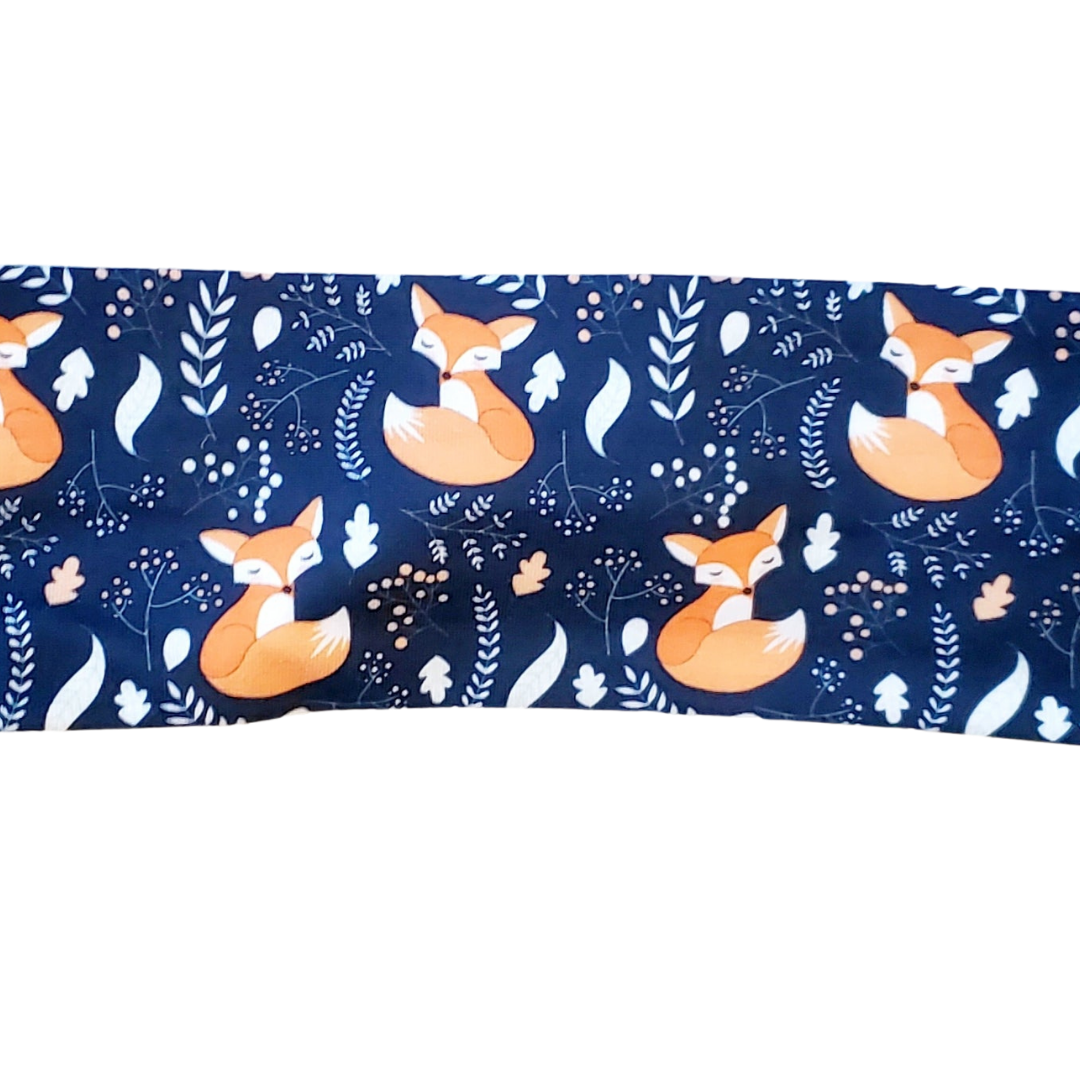 Red Fox on Navy Headband