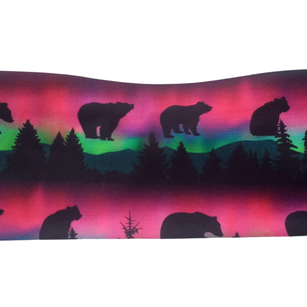 Red Aurora Bear Headband