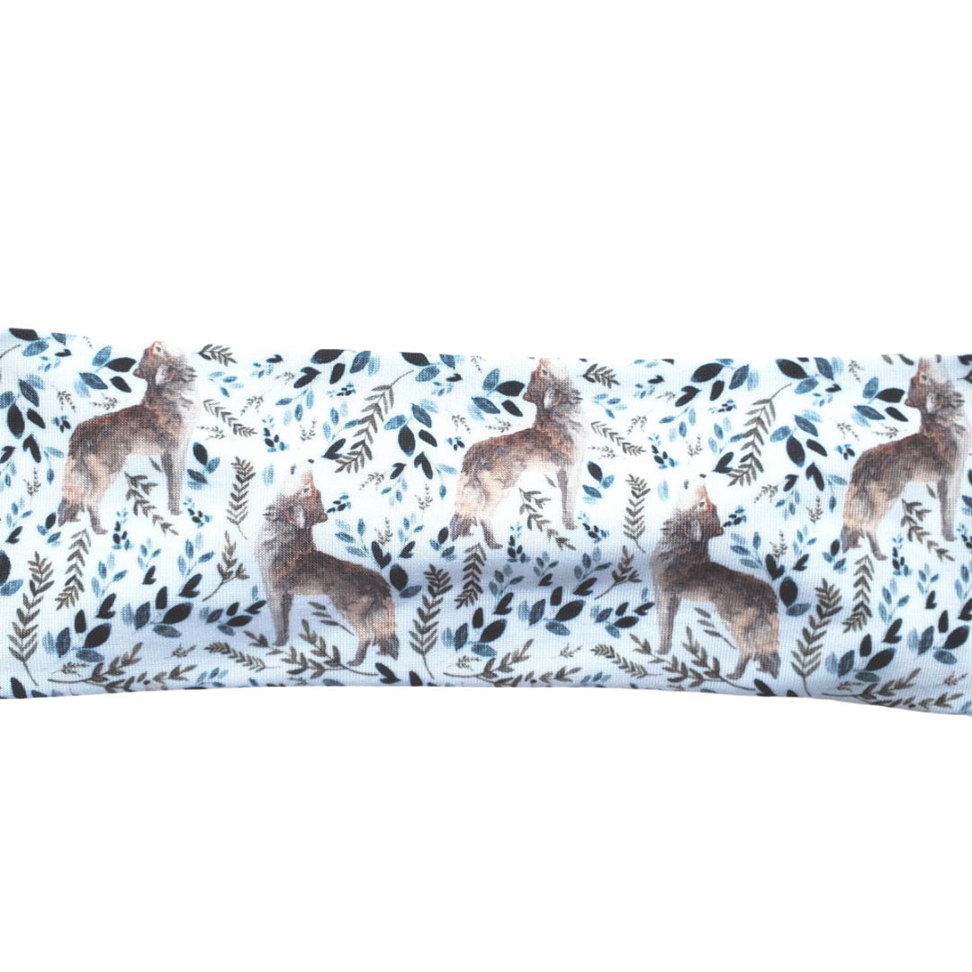 "Wolf on White" Headband