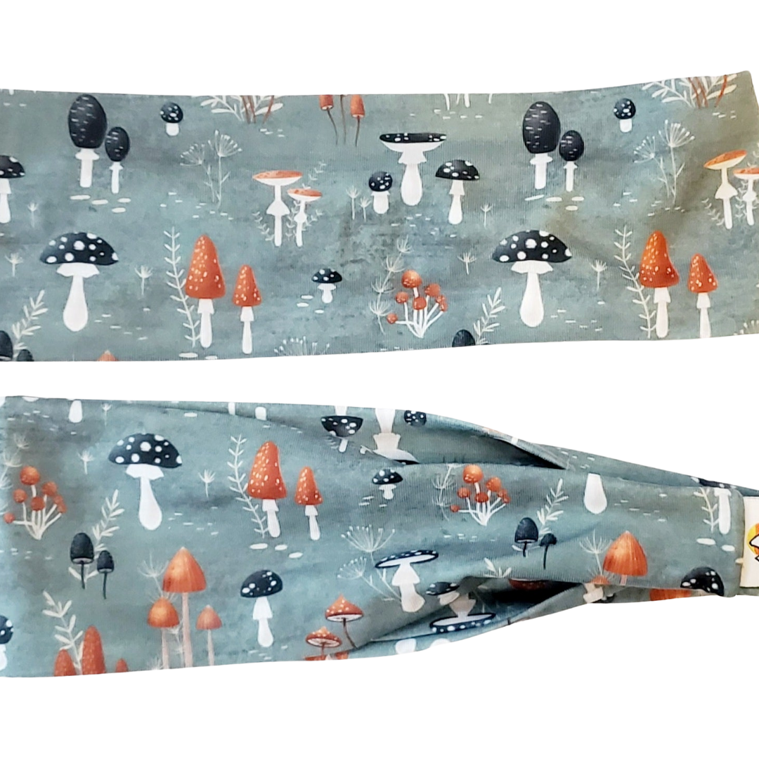 Sage Mushroom Headband