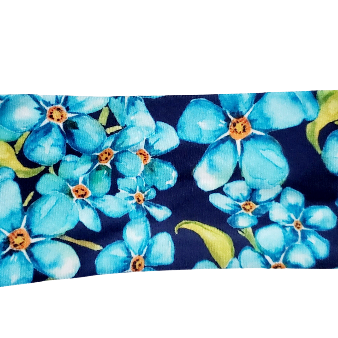 Navy Forget-Me-Not Headband