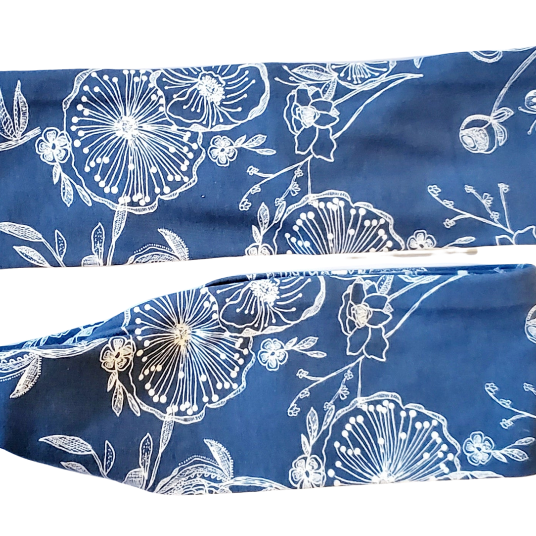 "Blue Floral" Headband