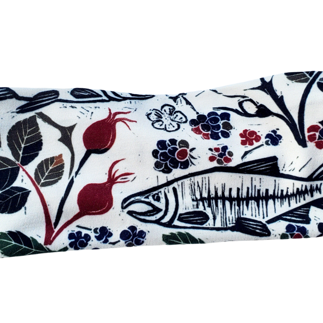 Salmon and Berries Headband