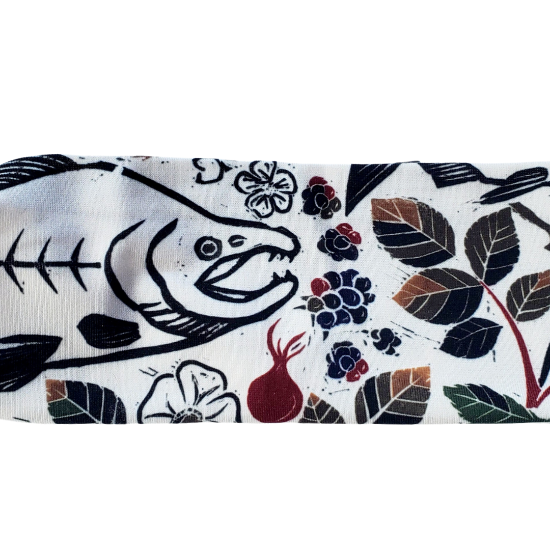 Salmon and Berries Headband