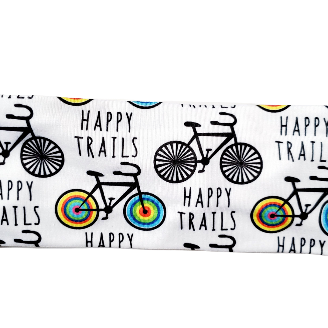 "Happy Trails"/ Bike Headband