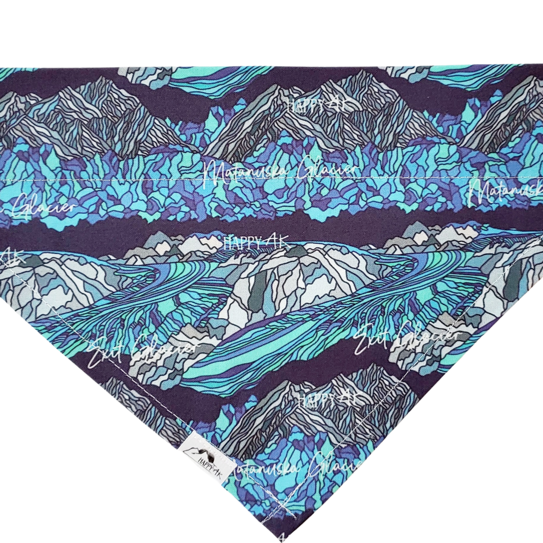 Glaciers Pet Bandana
