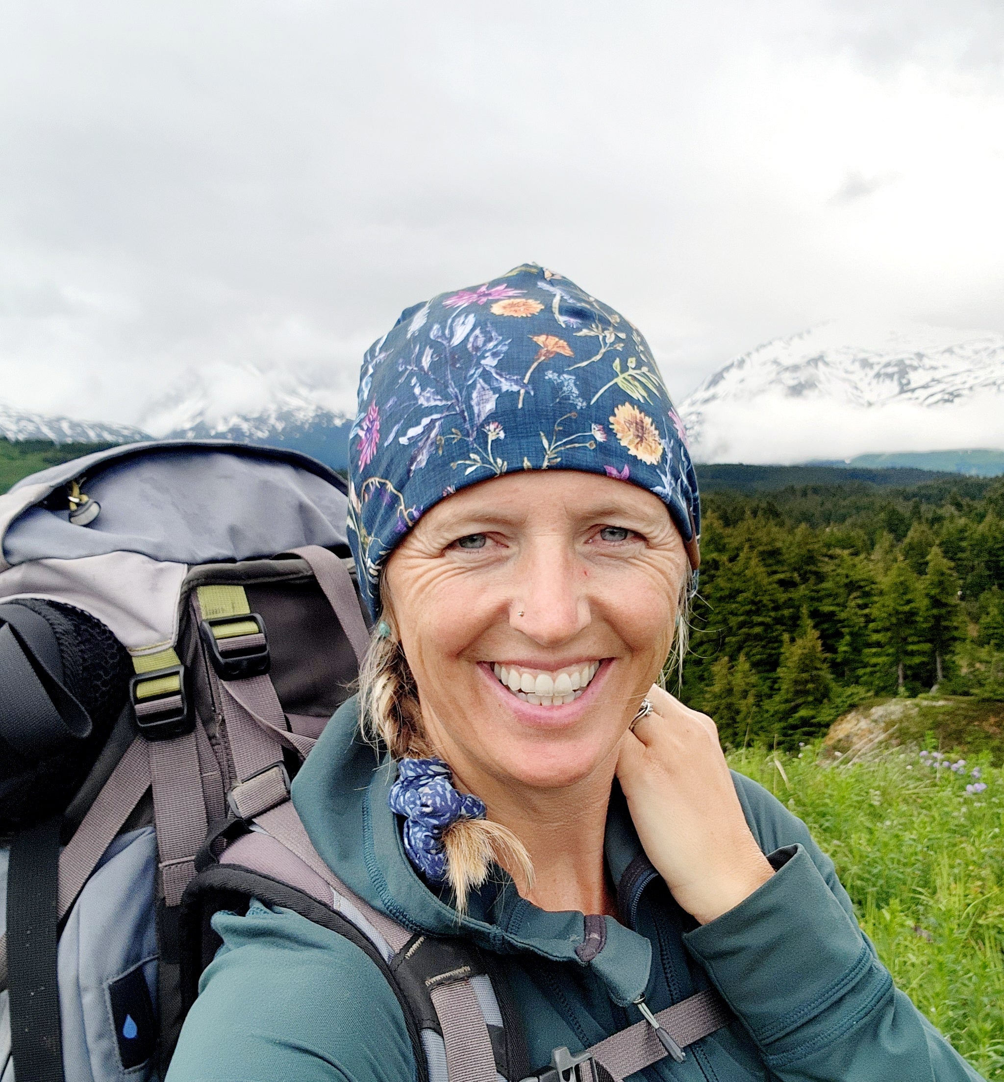 "Wildflowers" Merino Wool Beanie