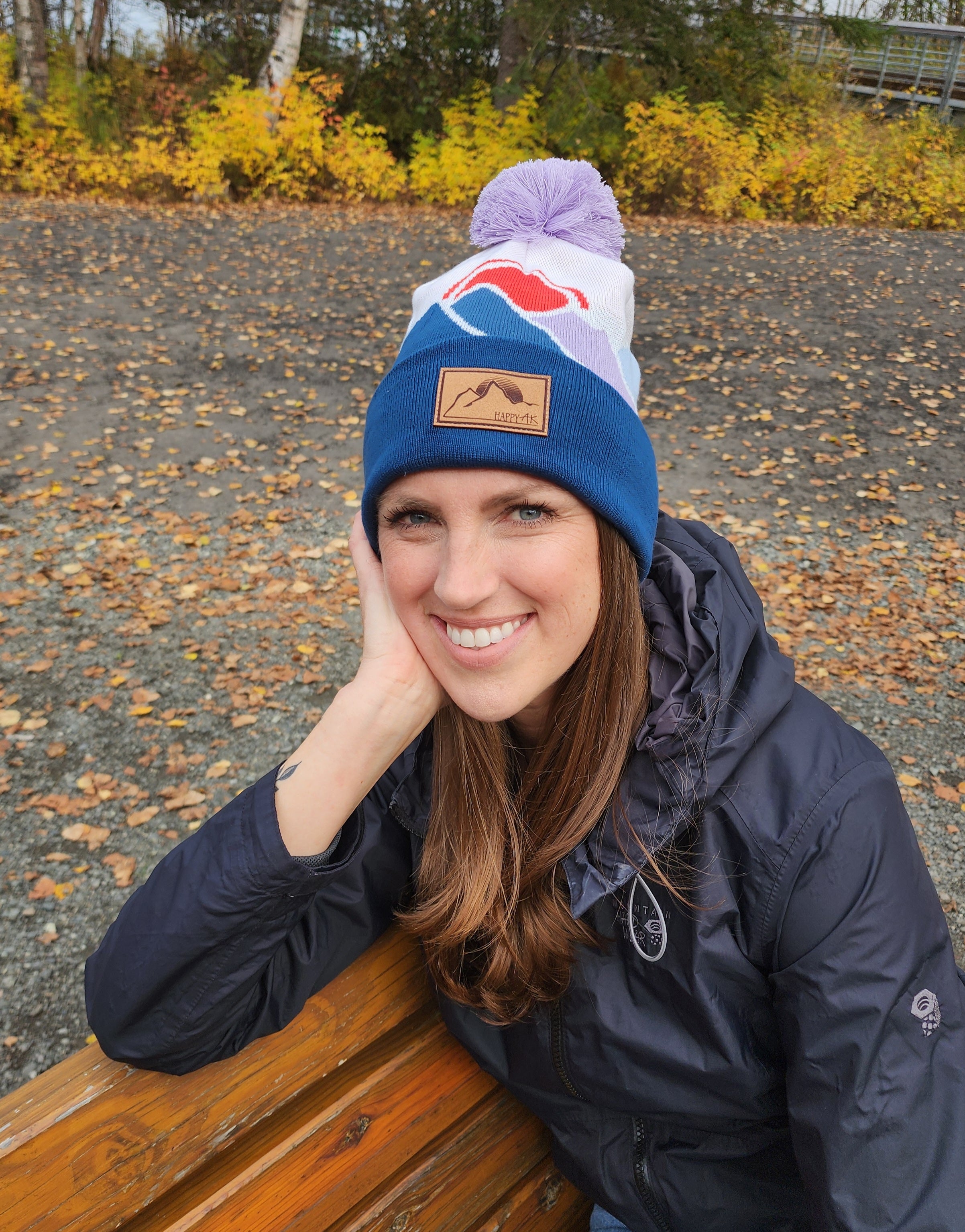 Happy AK Pom Pom Beanies