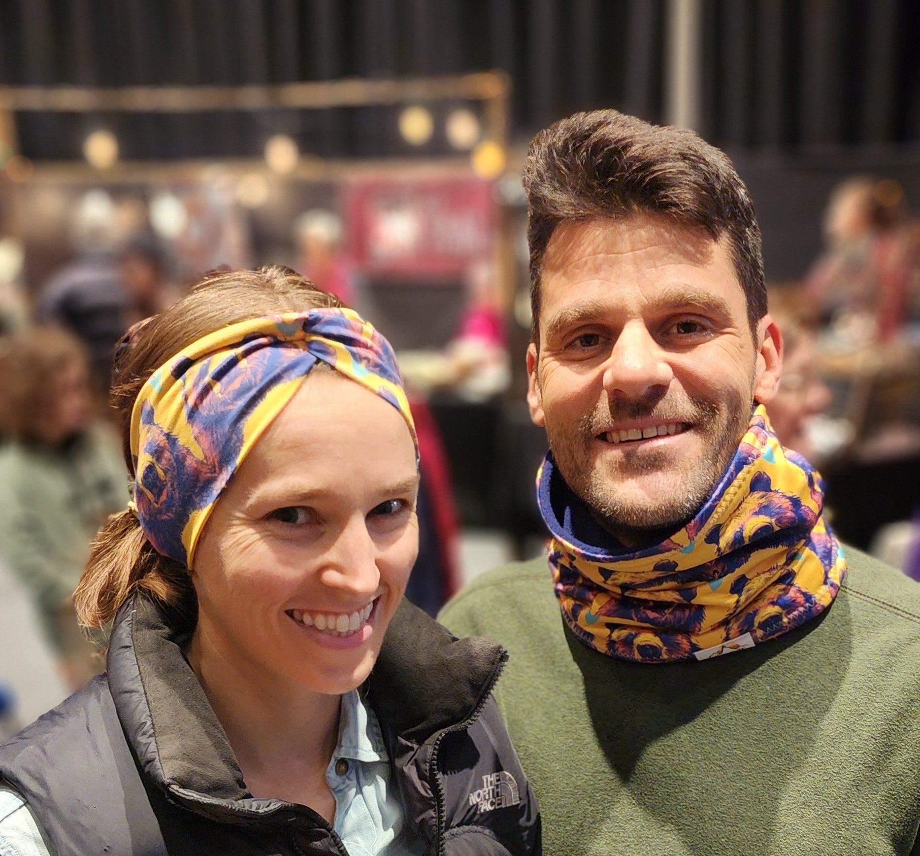 "Grizzly Bears" Fleece Headband | Fleece Neck Warmer