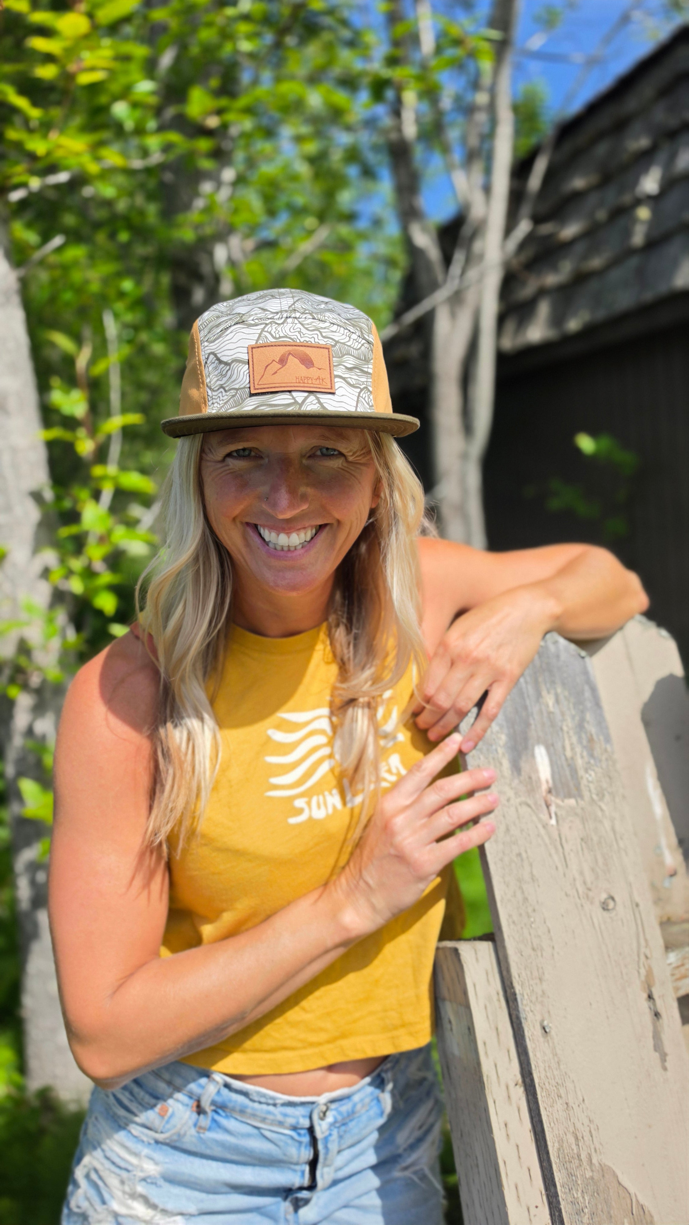 Green Topo Camper Hat