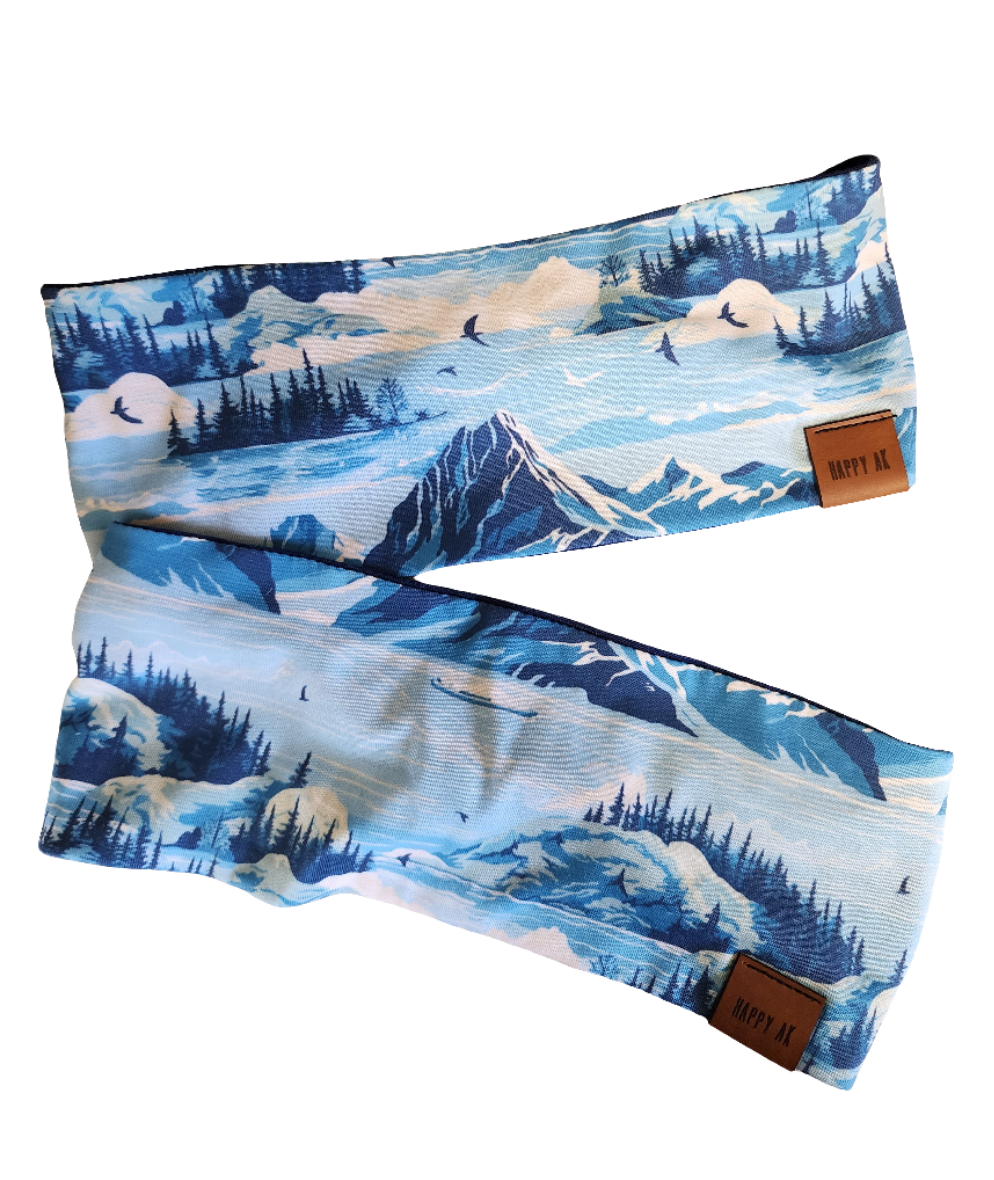 "Southeast Scene" Merino Wool Lined Headband