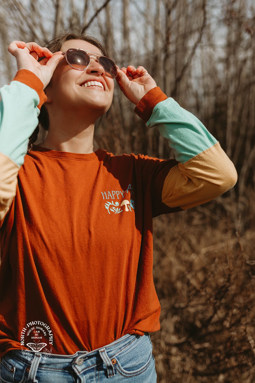 Slouchy Forest Long Sleeve T