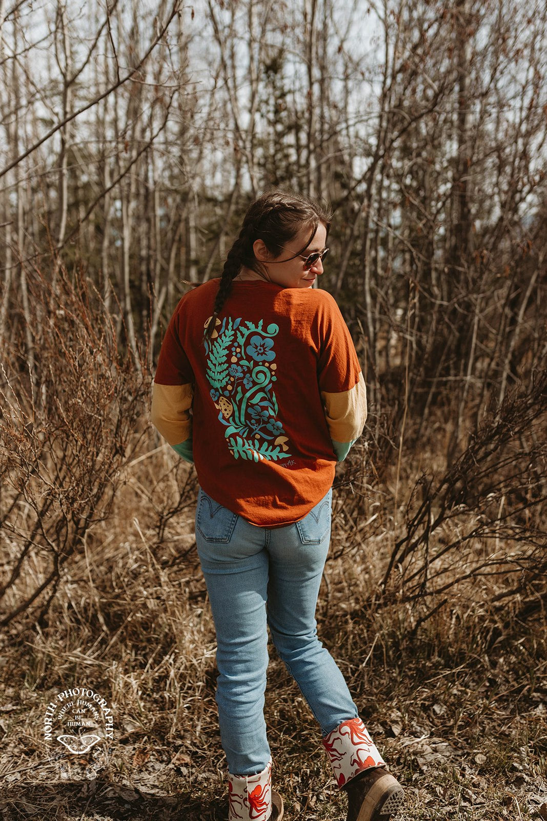 Slouchy Forest Long Sleeve T