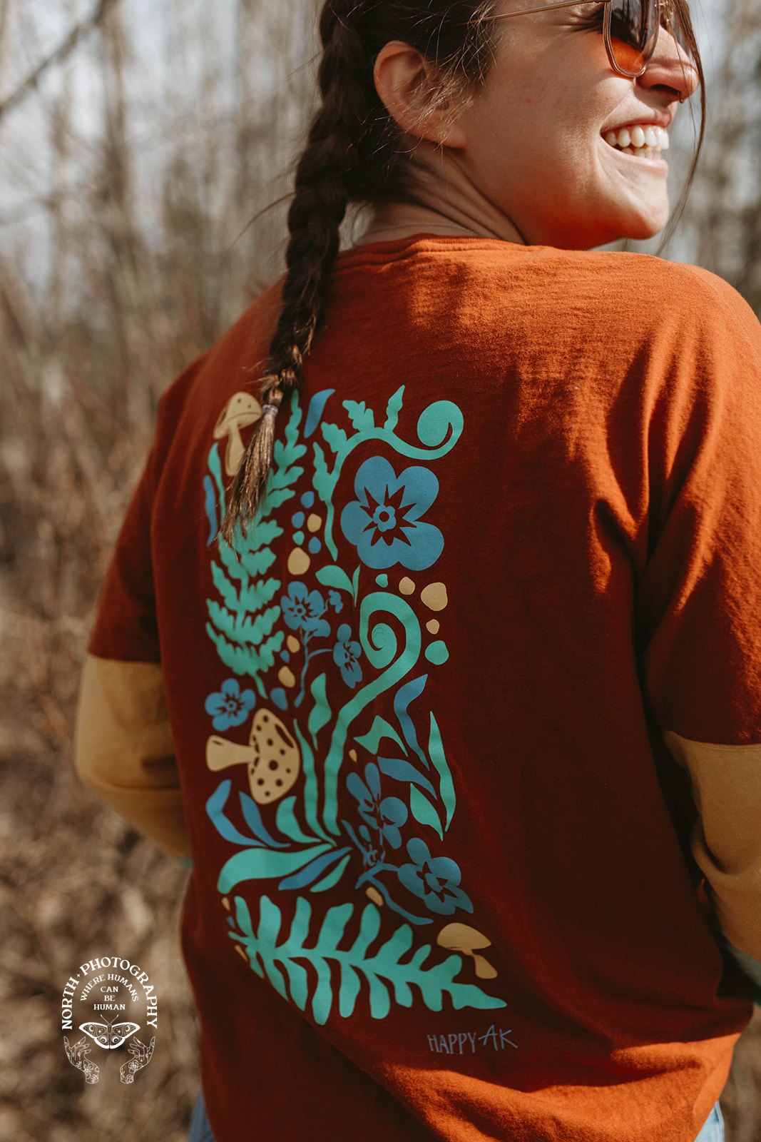 Slouchy Forest Long Sleeve T