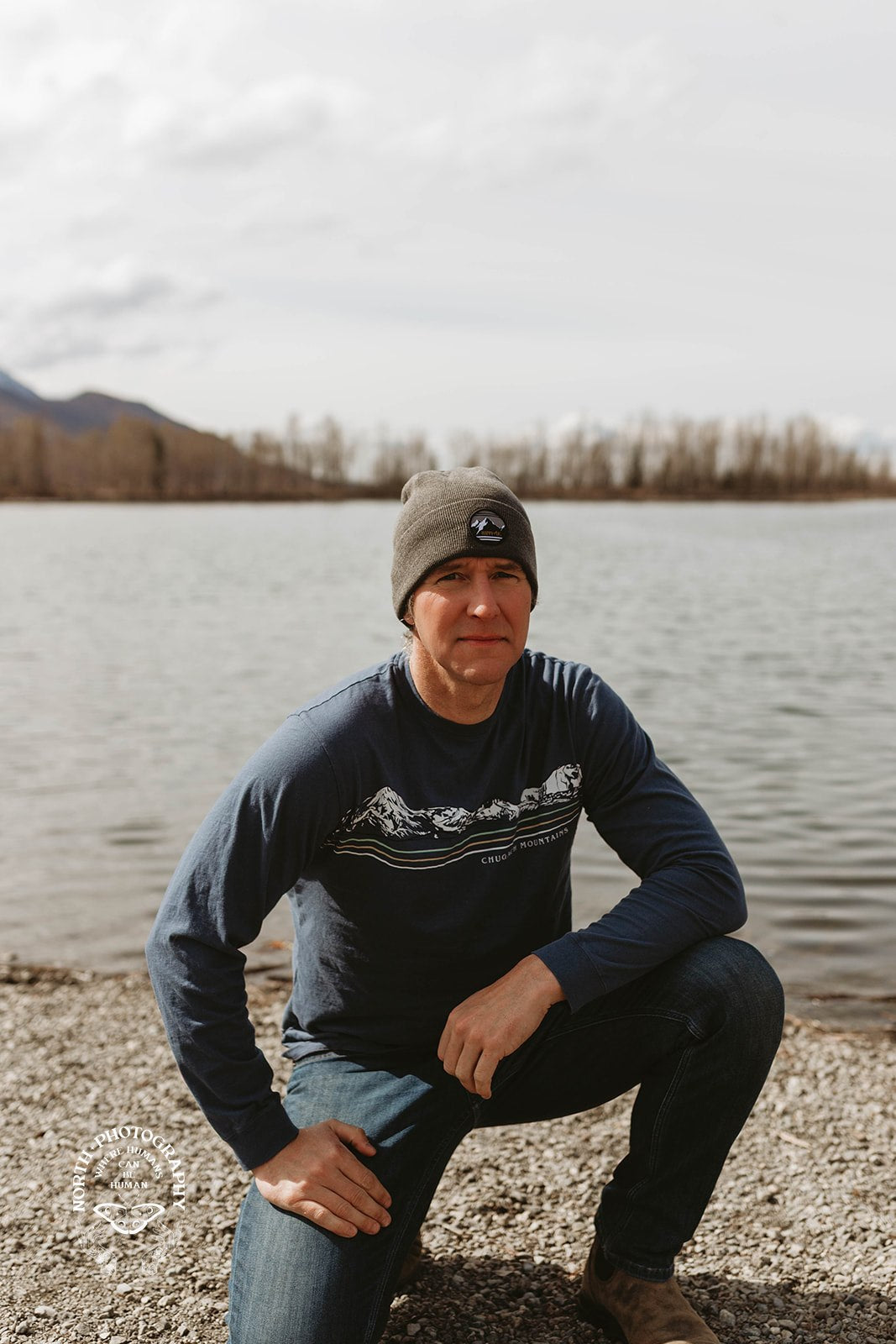 "Chugach Mountains" Long Sleeve T-shirt