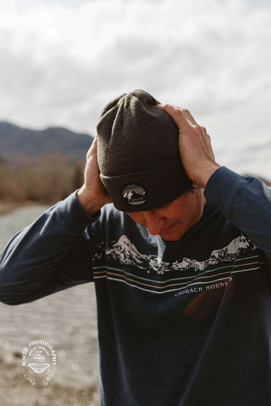 "Chugach Mountains" Long Sleeve T-shirt