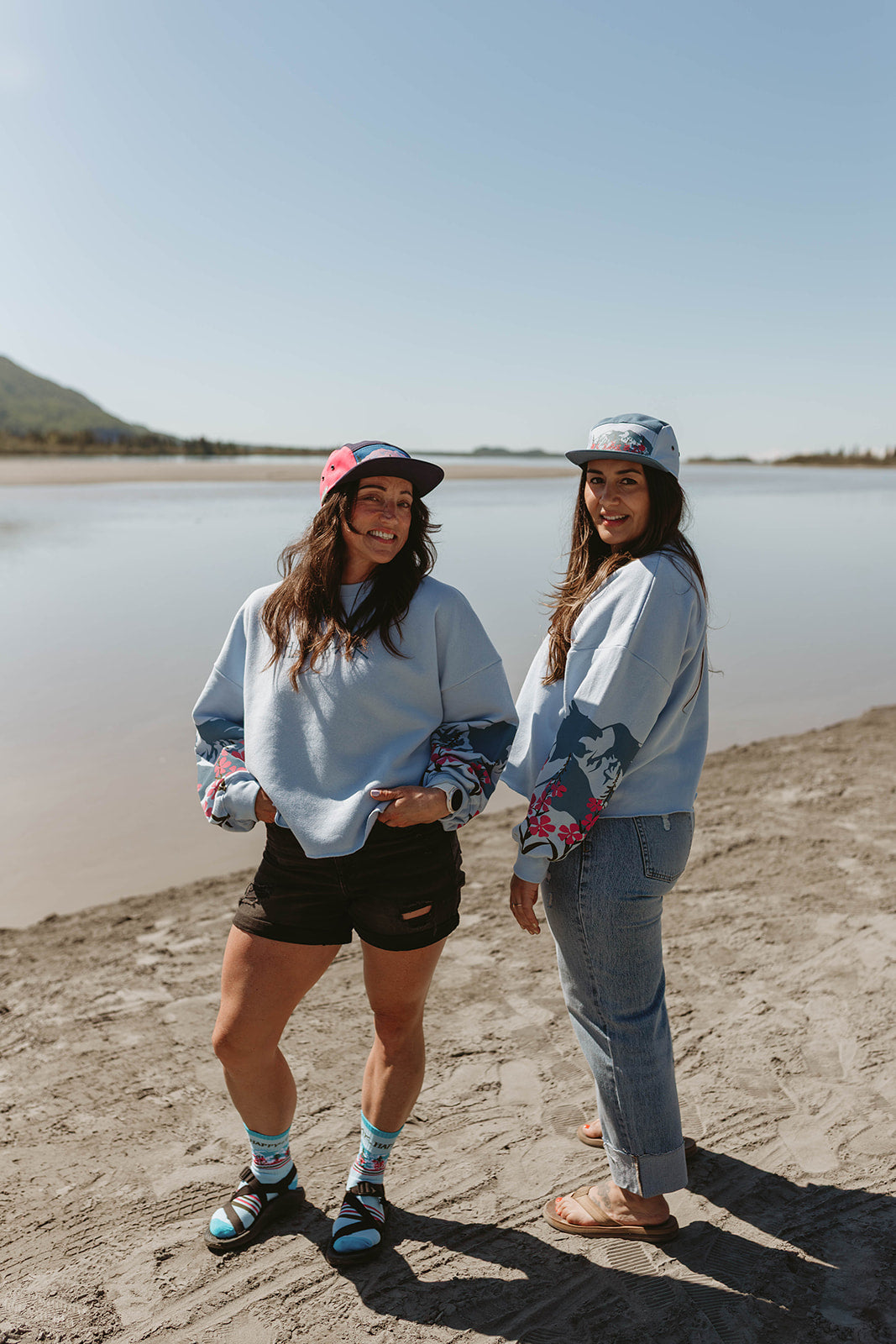 Oversized "Denali" Midi Sweatshirt