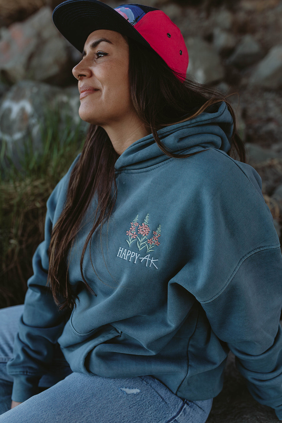 Oversized "Fireweed Denali" Hoodie