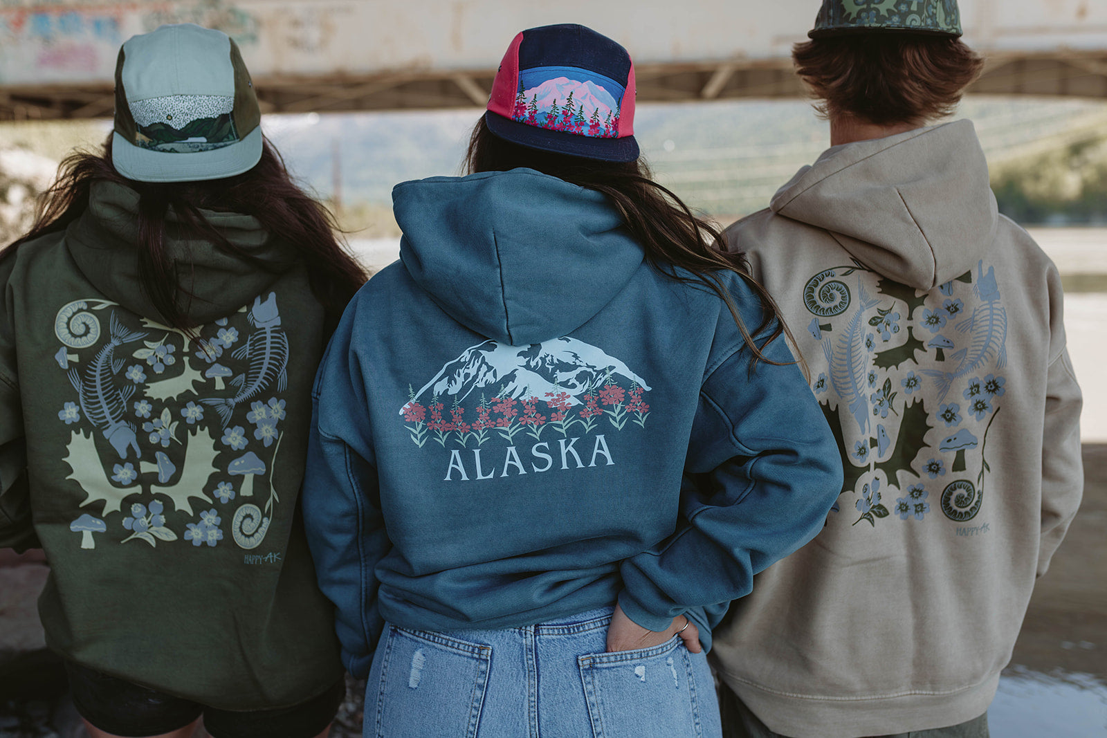 Oversized "Fireweed Denali" Hoodie