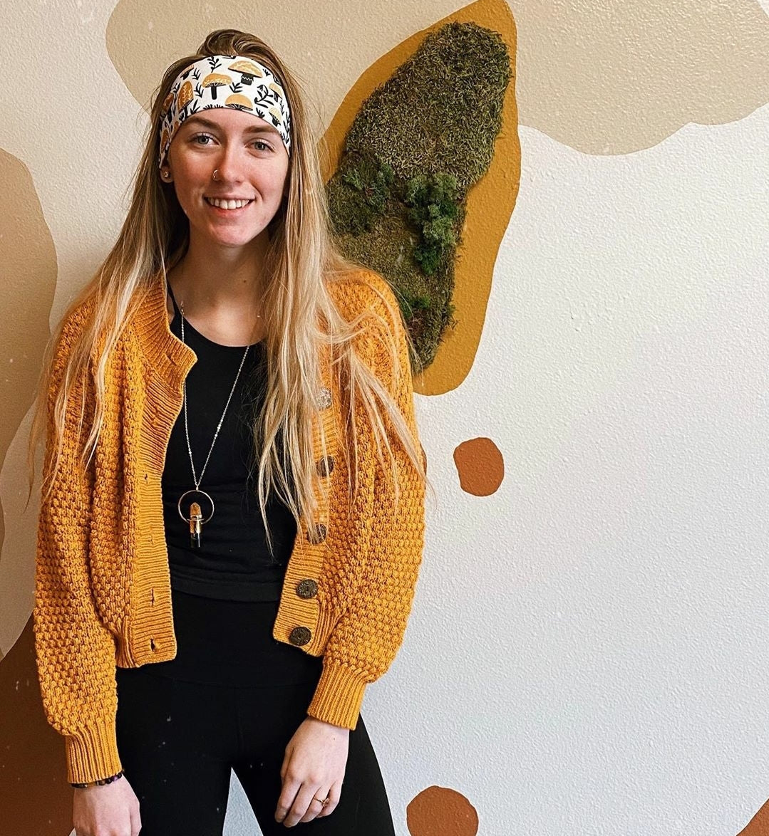 Mustard Mushroom Headband
