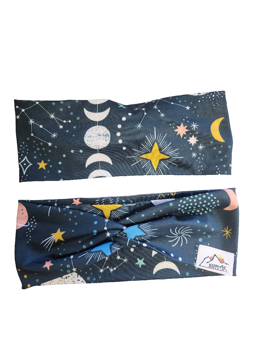 "Planets and Stars" Twist Headband