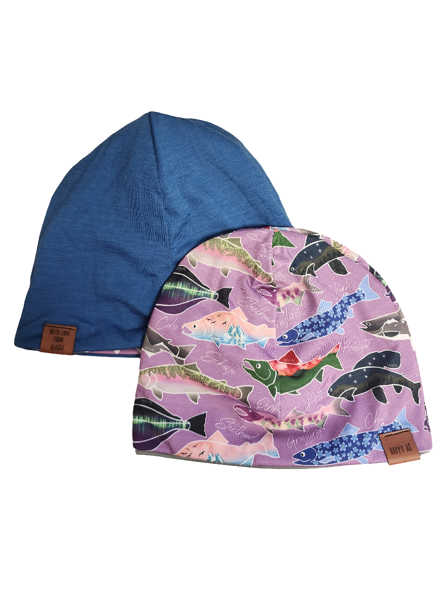 "AK Fish" Merino Wool Beanie