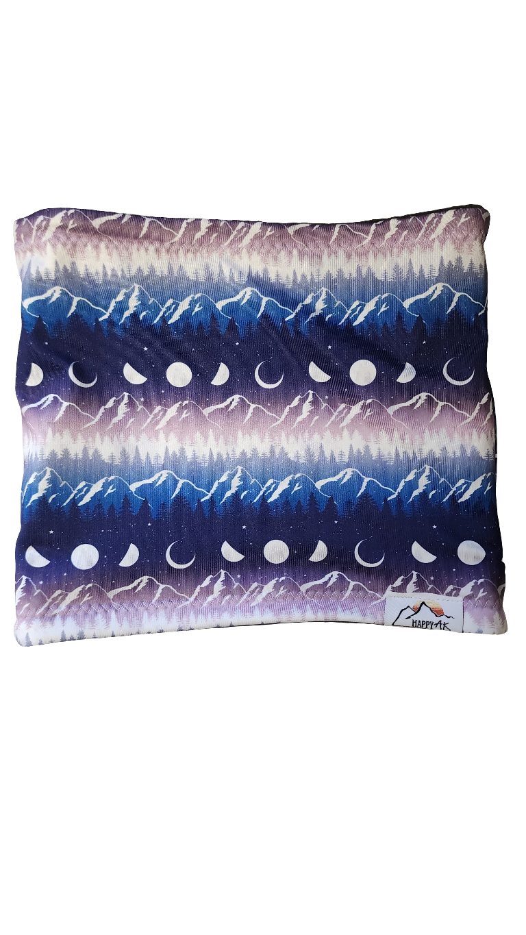 "Mountains and Moons" Fleece Headband | Fleece Neck Warmer