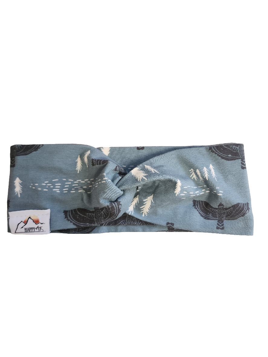 "Raven Totem" Twist Headband