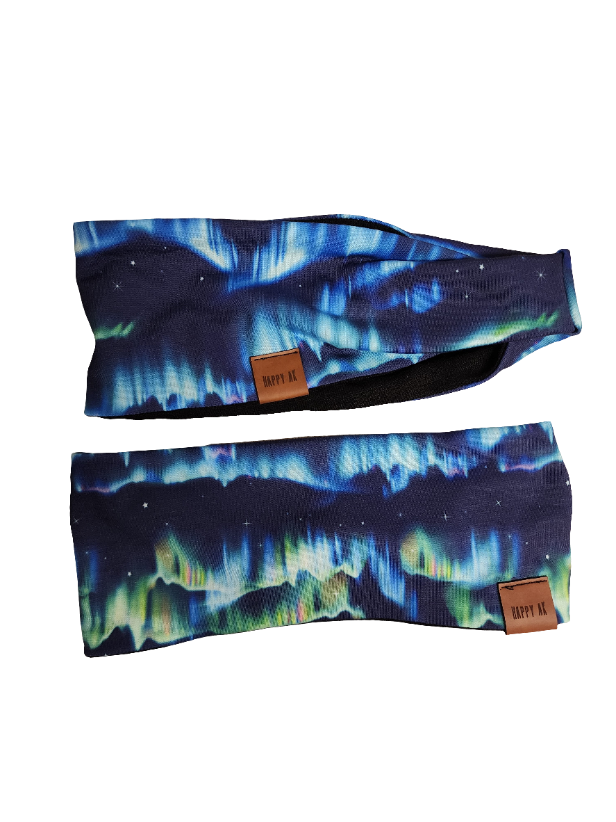 "Aurora" Merino Wool Lined Headband