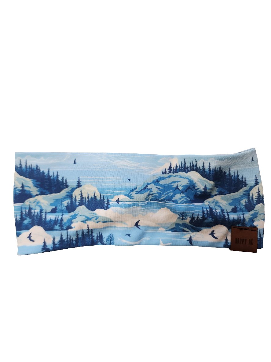 "Southeast Scene" Merino Wool Lined Headband