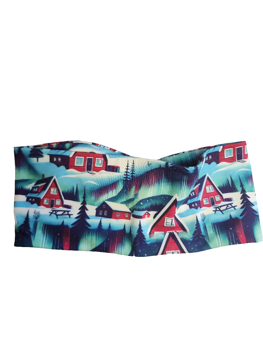 "Aurora Cabins" Twist Headband