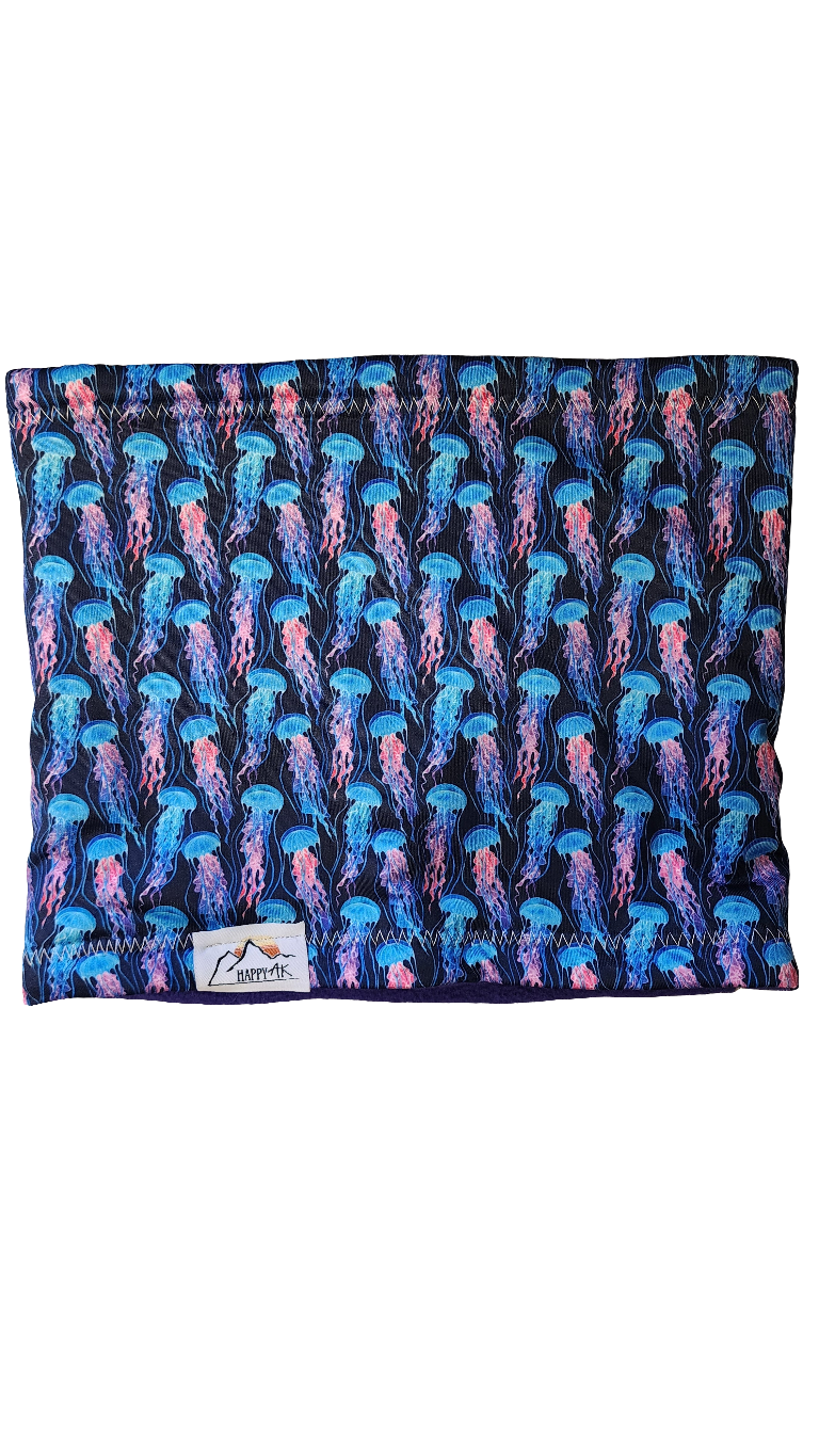 "Jellyfish" Fleece Headband | Fleece Neck Warmer
