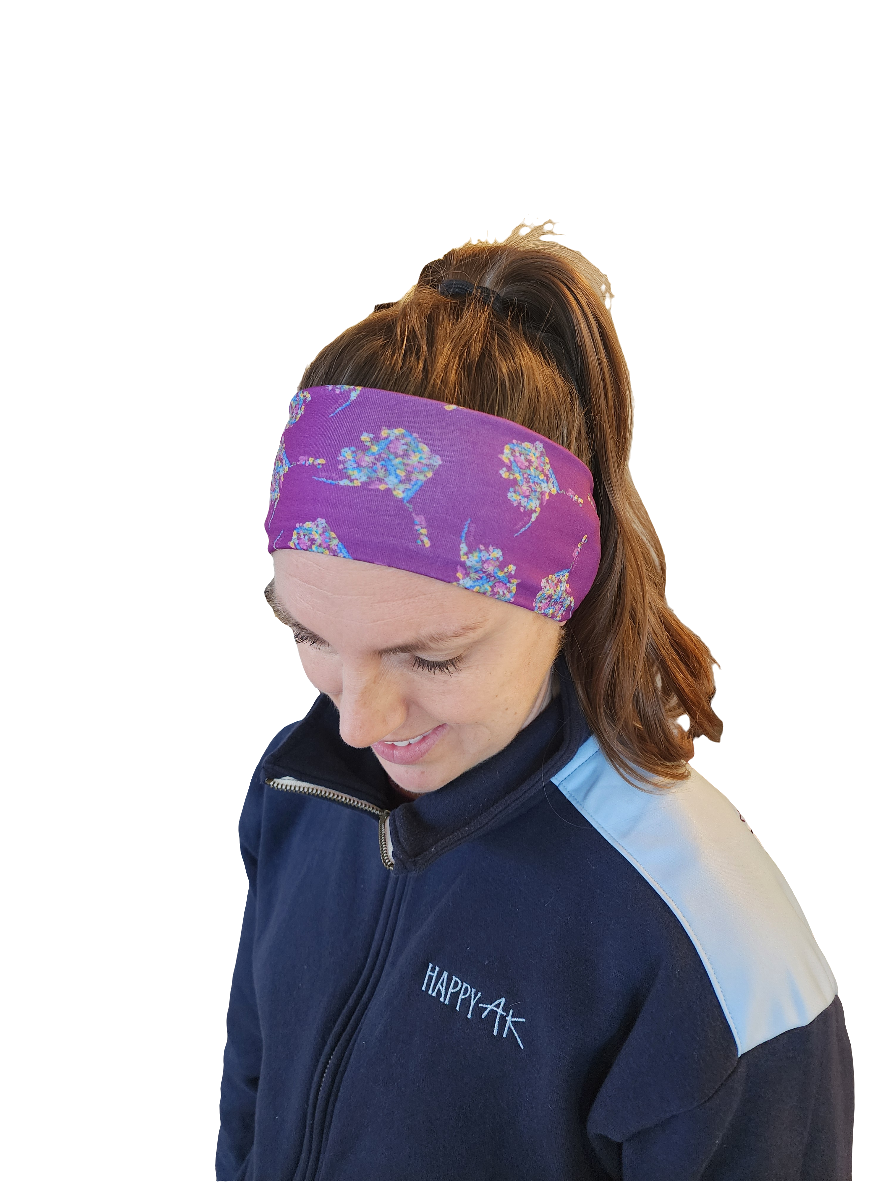 "AK State Wild Flowers" Headbands