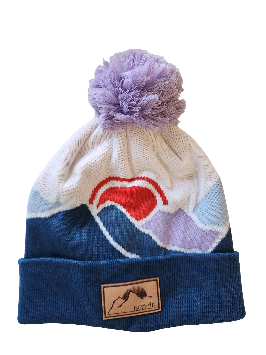 Happy AK Pom Pom Beanies