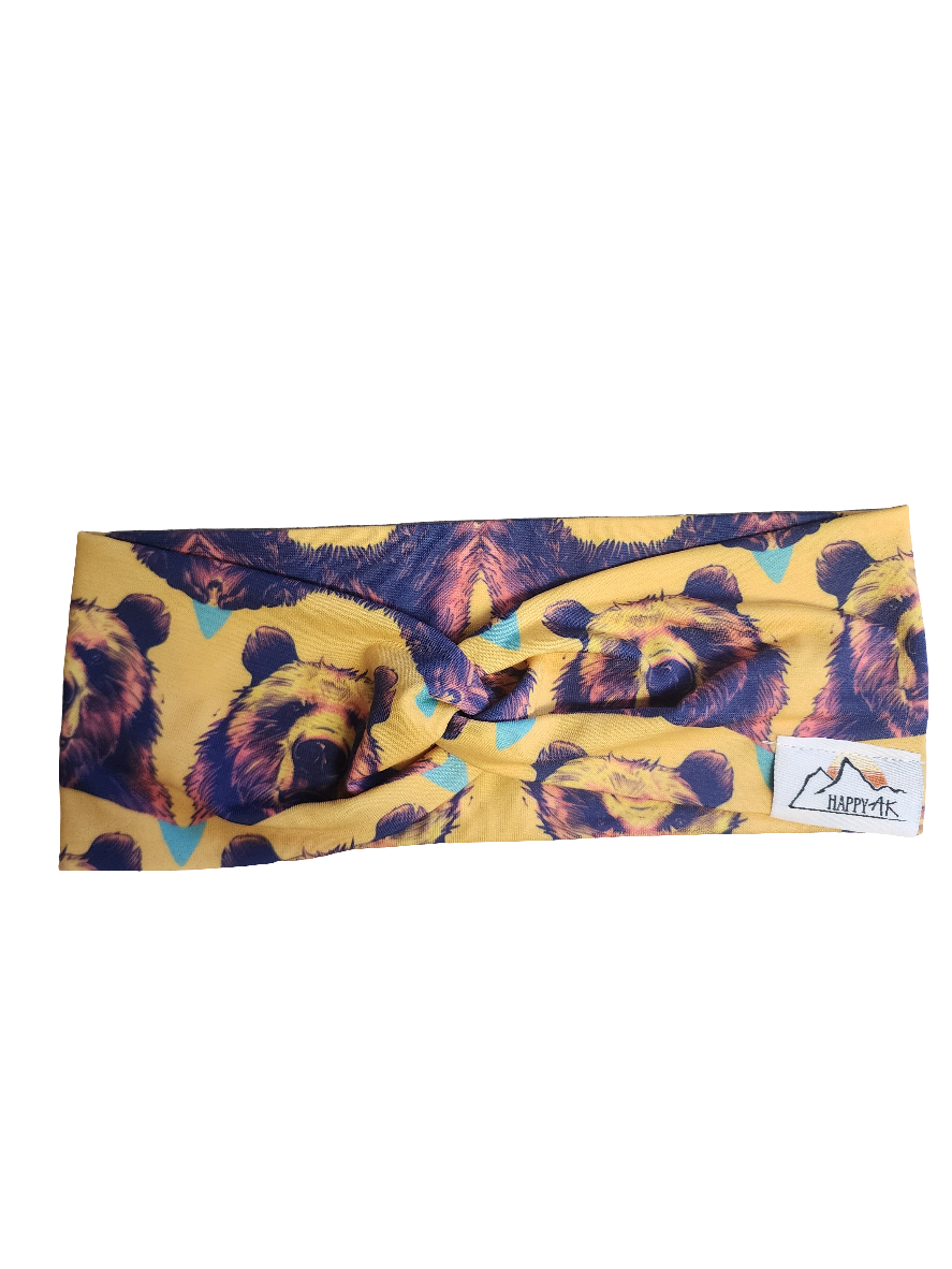 "Bears" Twist Headband