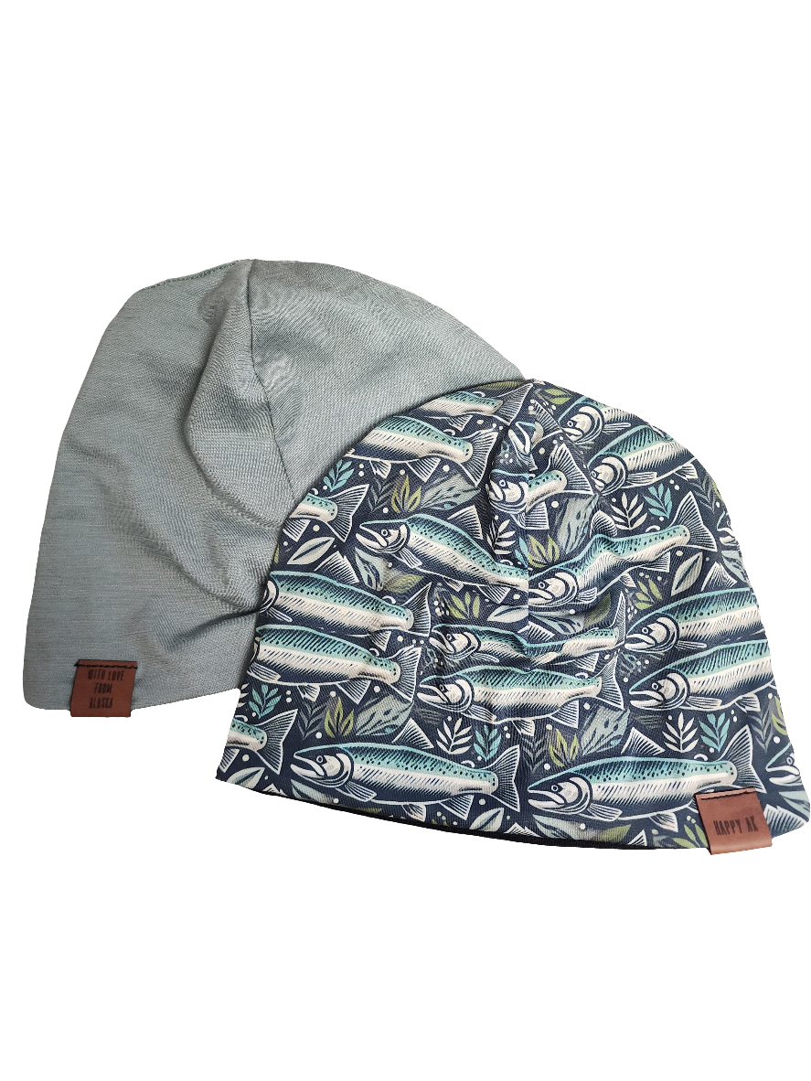 "Salmon" Merino Wool Beanie