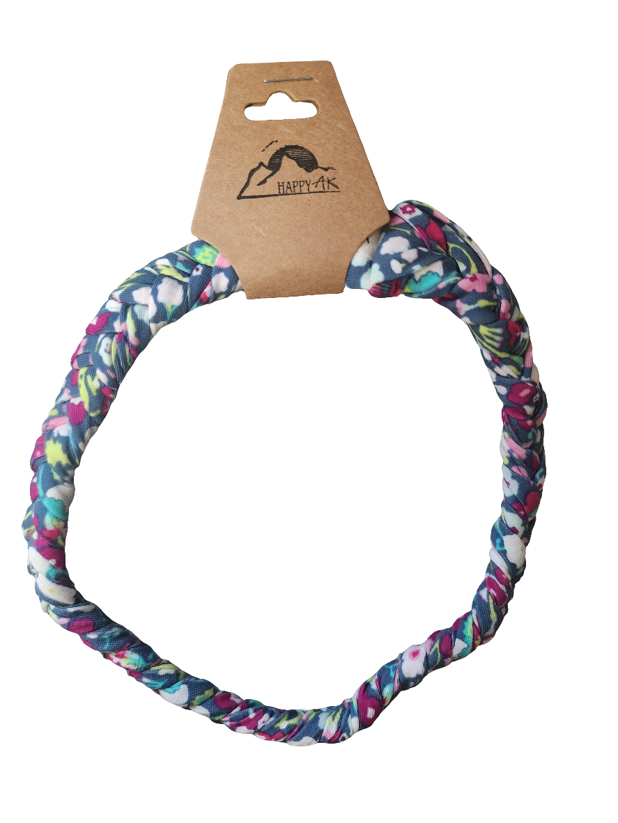 Tiny Floral Braided Headband