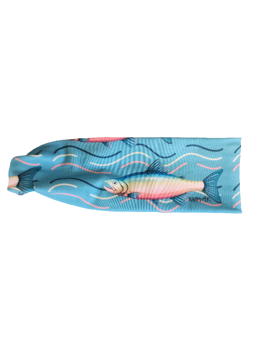 "Salmon Flow" Headband