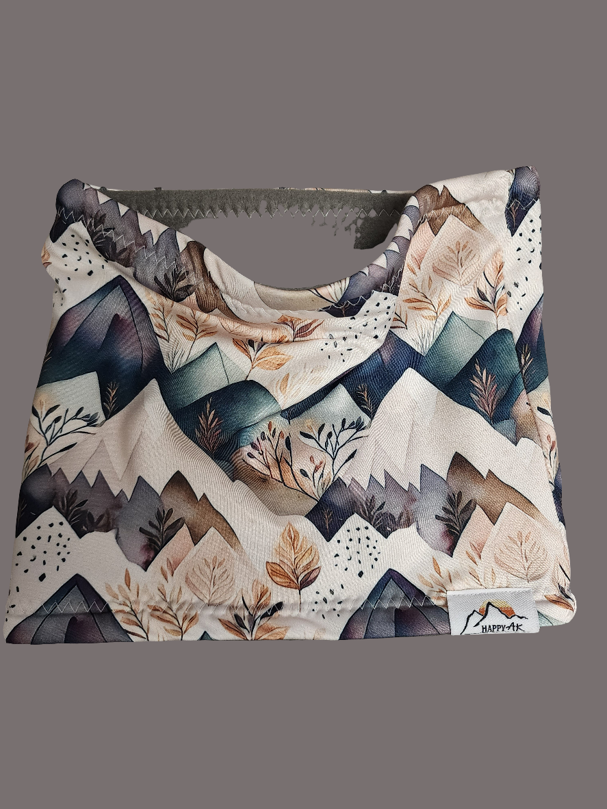 "Boho Mountains" Fleece Headband | Fleece Neck Warmer