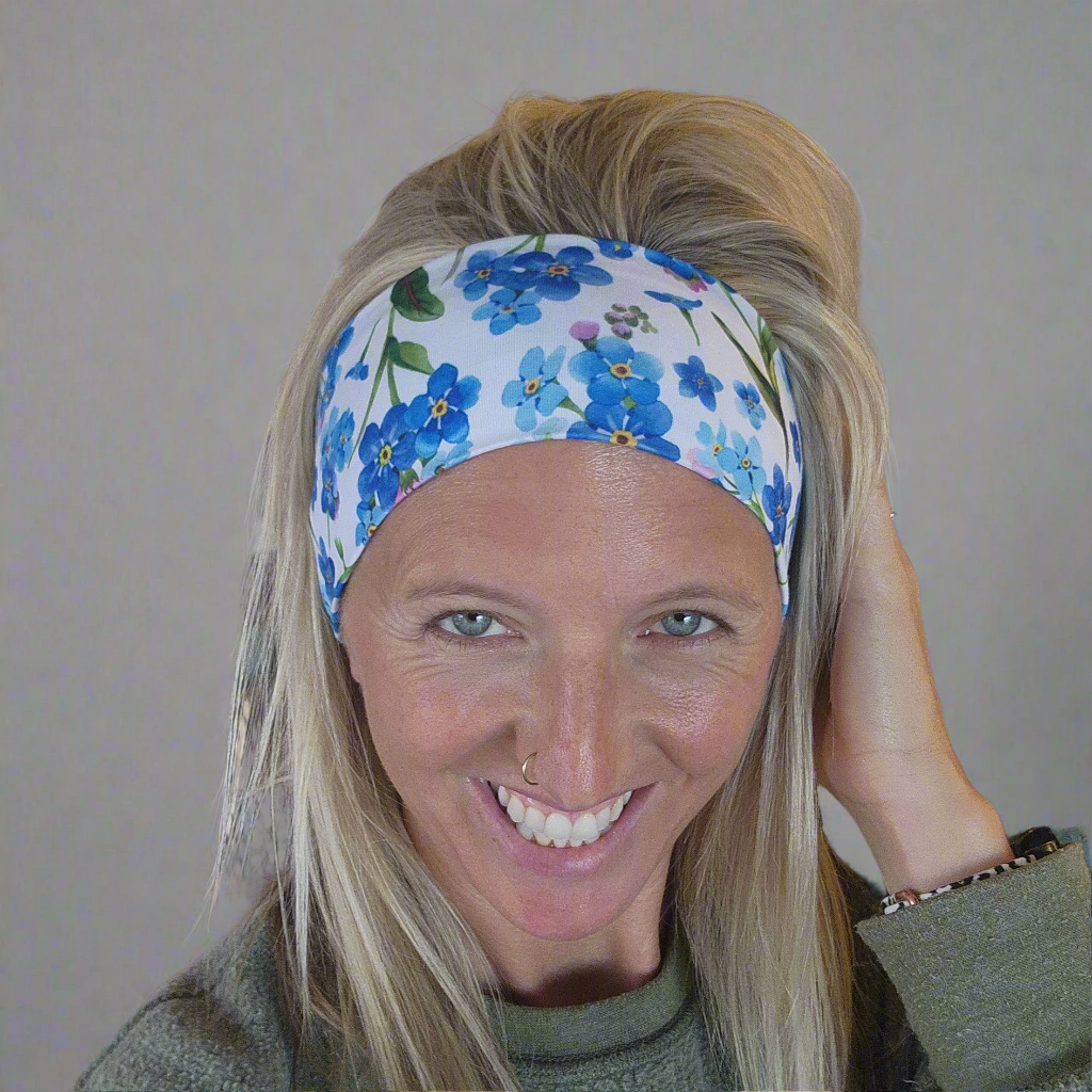 White Forget-Me-Not Headband