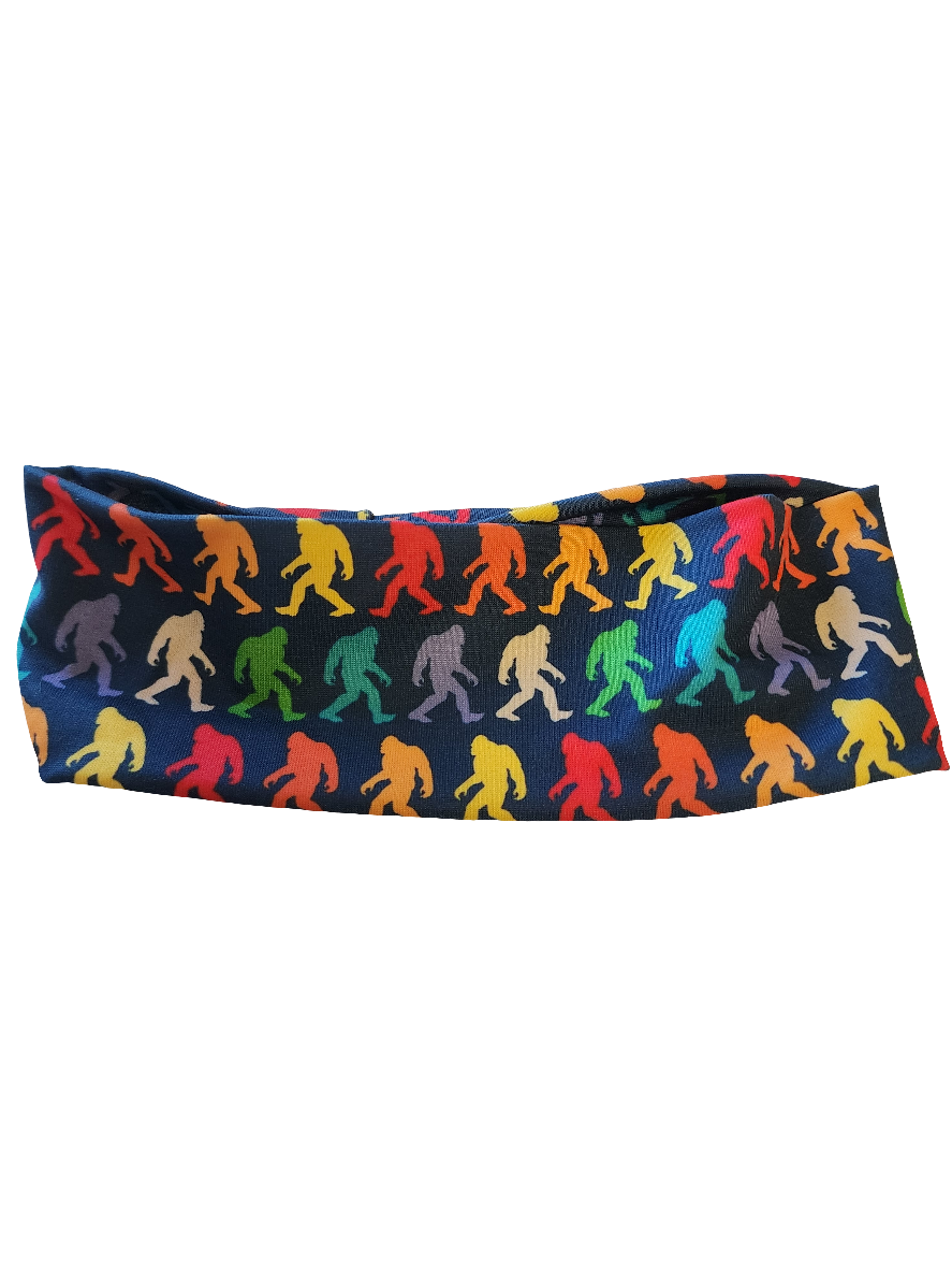 "Colorful Yeti/ Sasquatch" Headband