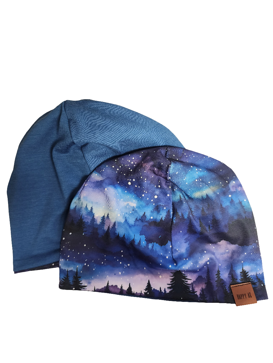 "Starry Night" Merino Wool Beanie