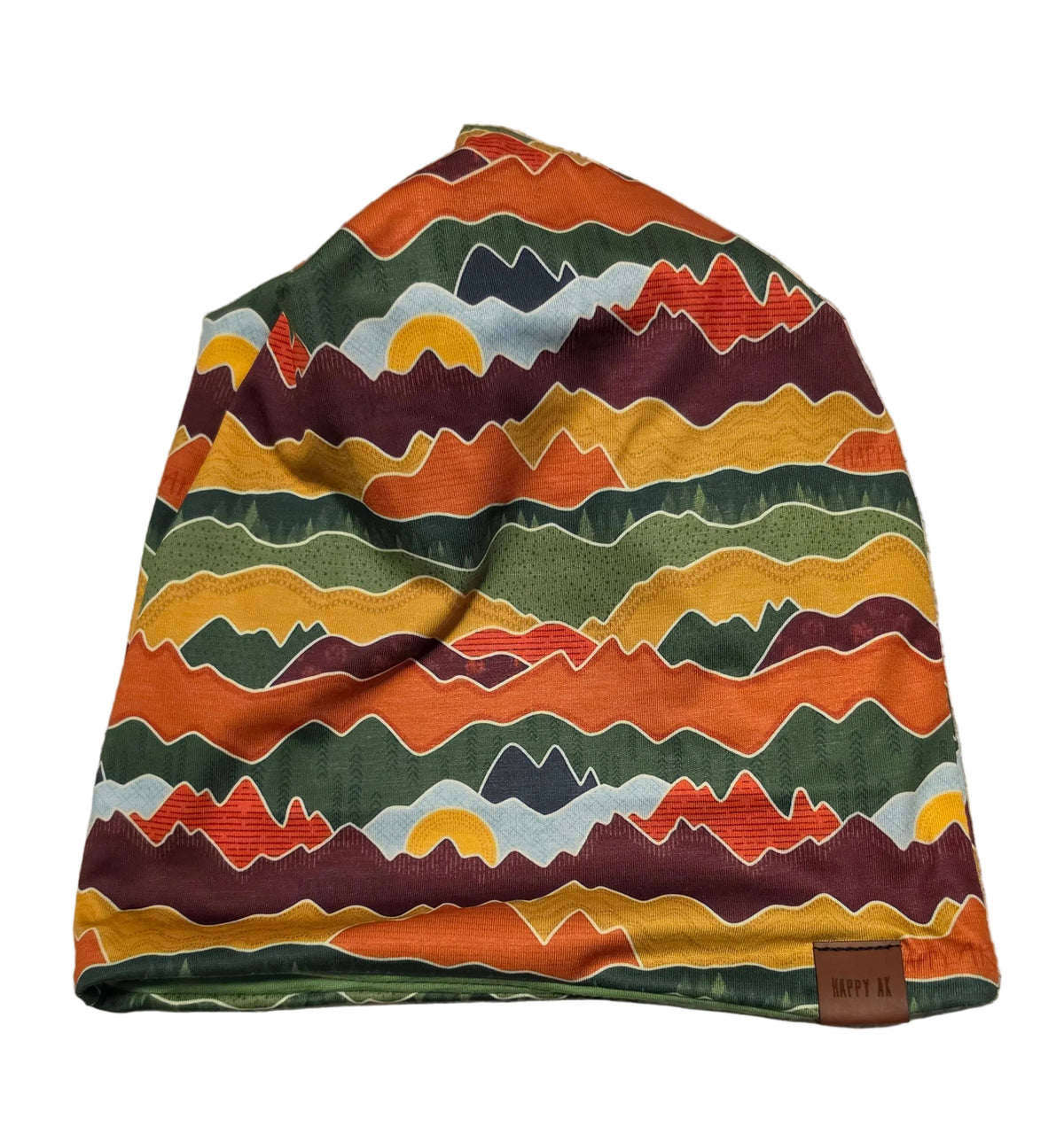 "Autumn Mountains" 4-Way Wool Lined Beanies