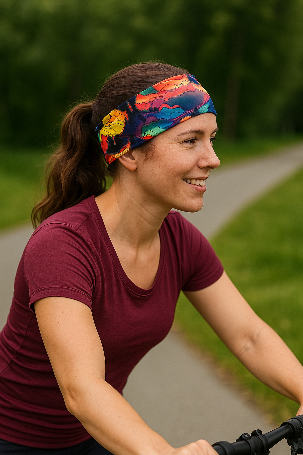 "Neon Mountains" Headband